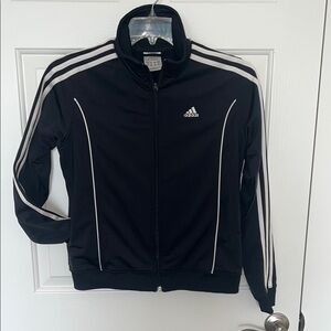 Adidas Black and White Tracksuit with Stripes